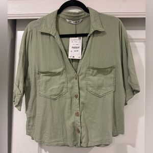 Zara button down shirt